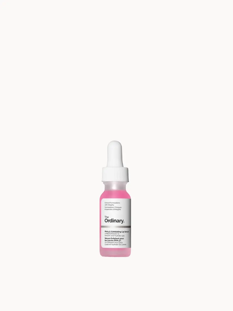 The Ordinary PHA 5% Exfoliating Lip Serum 15ml The Ordinary — embalagem e produto