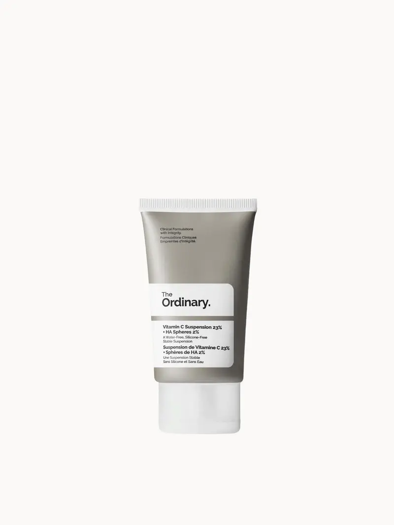 The Ordinary Vitamin C Suspension 23% + HA Spheres 30ml The Ordinary — embalagem e produto