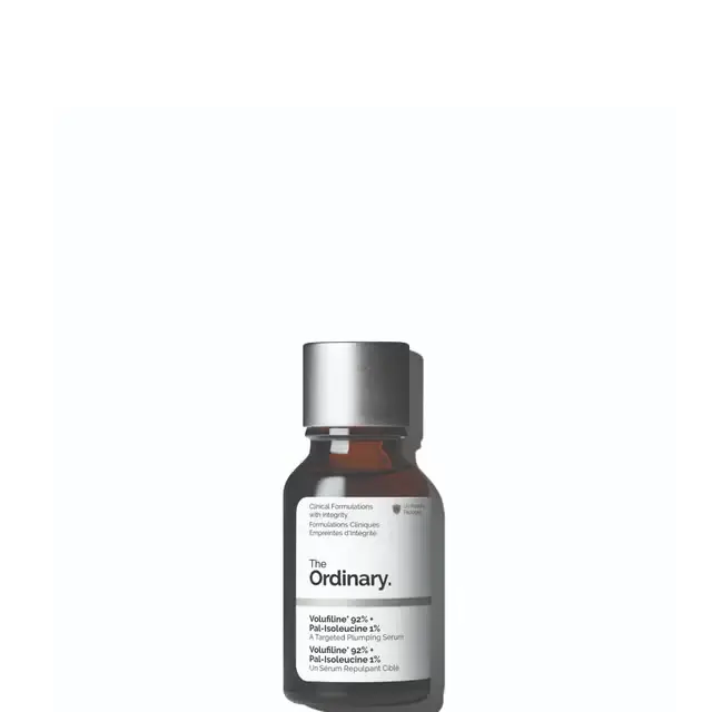 The Ordinary Volufiline 92% + Pal-Isoleucine 1% Plumping Serum 15ml The Ordinary — embalagem e produto