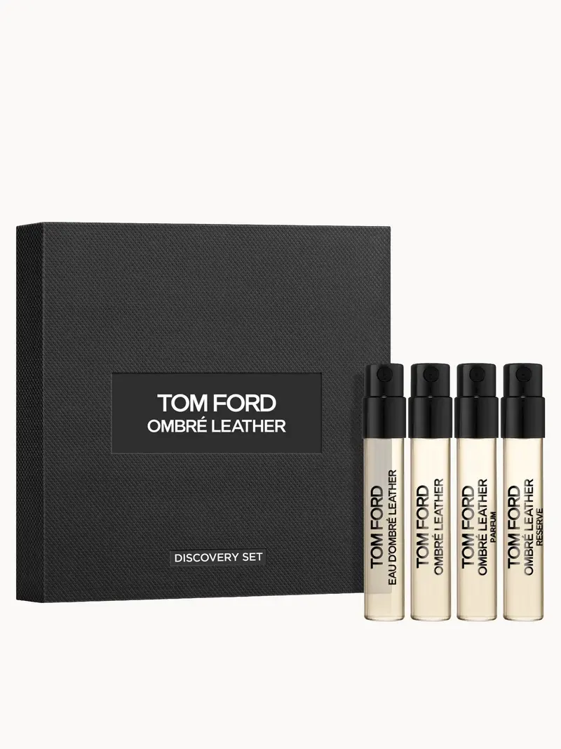TOM FORD Ombré Leather Reserve Gift Set TOM FORD — embalagem e produto