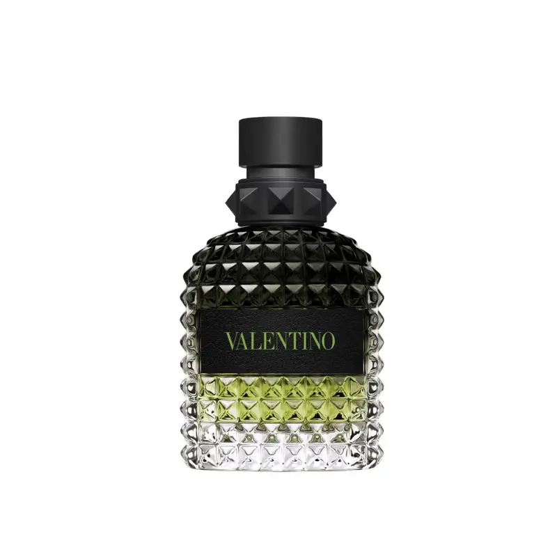 Valentino Born In Roma Uomo Green Stravaganza Body Mist — embalagem e produto