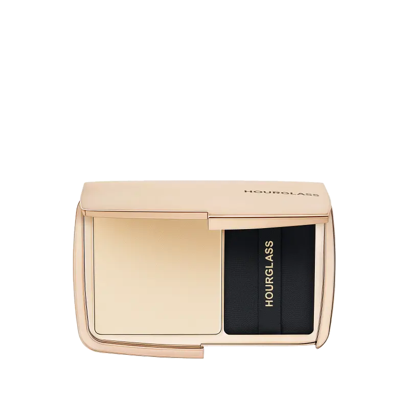 Vanish Airbrush Pressed Powder Hourglass — embalagem e produto