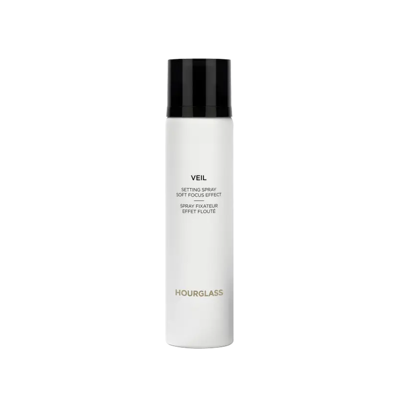 Veil™ Soft Focus Setting Spray Hourglass — embalagem e produto