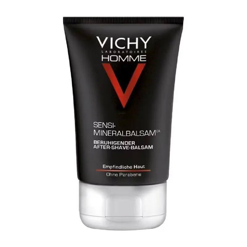 Vichy Homme Sensi-Mineralbalsam Aftershave — embalagem e produto