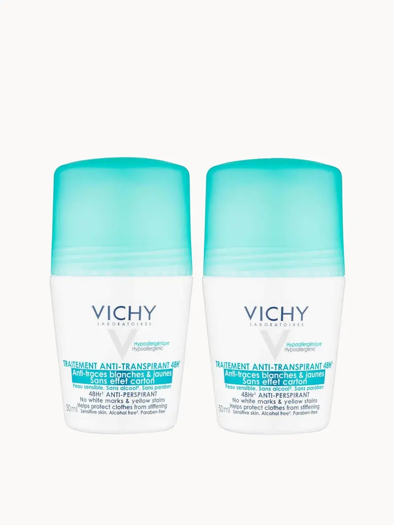 VICHY No Marks Roll-on Deodorant Duo 50ml Vichy — embalagem e produto