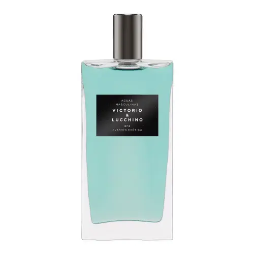 Victorio & Lucchino Aguas Masculinas No.4 Evasión Exótica Eau de toilette — embalagem e produto
