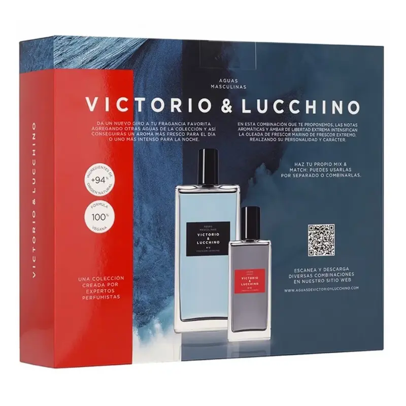 Victorio & Lucchino Gift Set — embalagem e produto