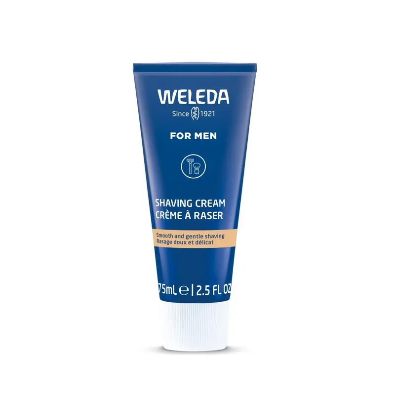 Weleda For Men Crema de afeitado — embalagem e produto