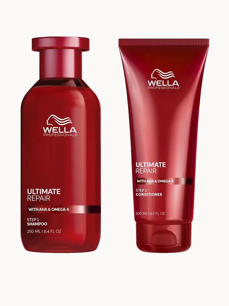Wella Professionals Ultimate Repair Shampoo and Conditioner Bundle for Damaged Hair Wella Professionals — embalagem e produto