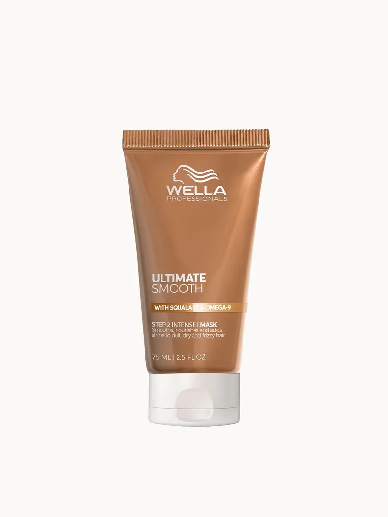 Wella Professionals Ultimate Smooth Hair Mask with Squalane & Omega 9 for Dry, Dull & Frizzy Hair 75ml Wella Professionals — embalagem e produto