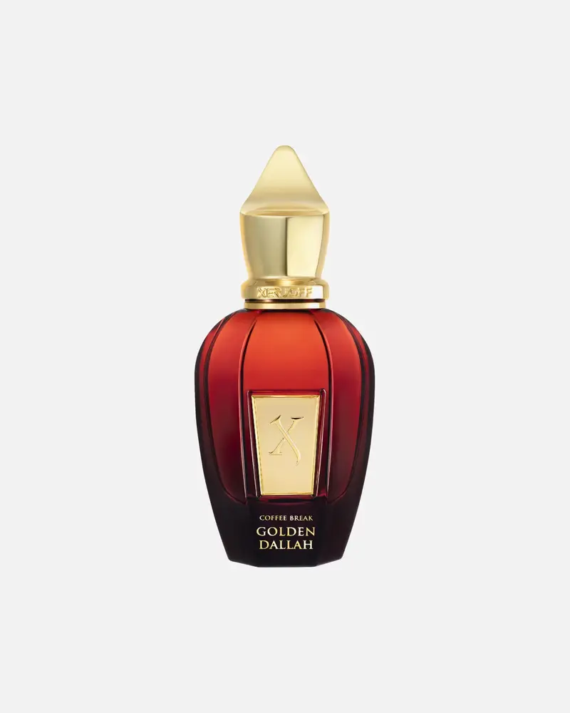 XERJOFF Coffee Break Golden Dallah Eau de Parfum — embalagem e produto
