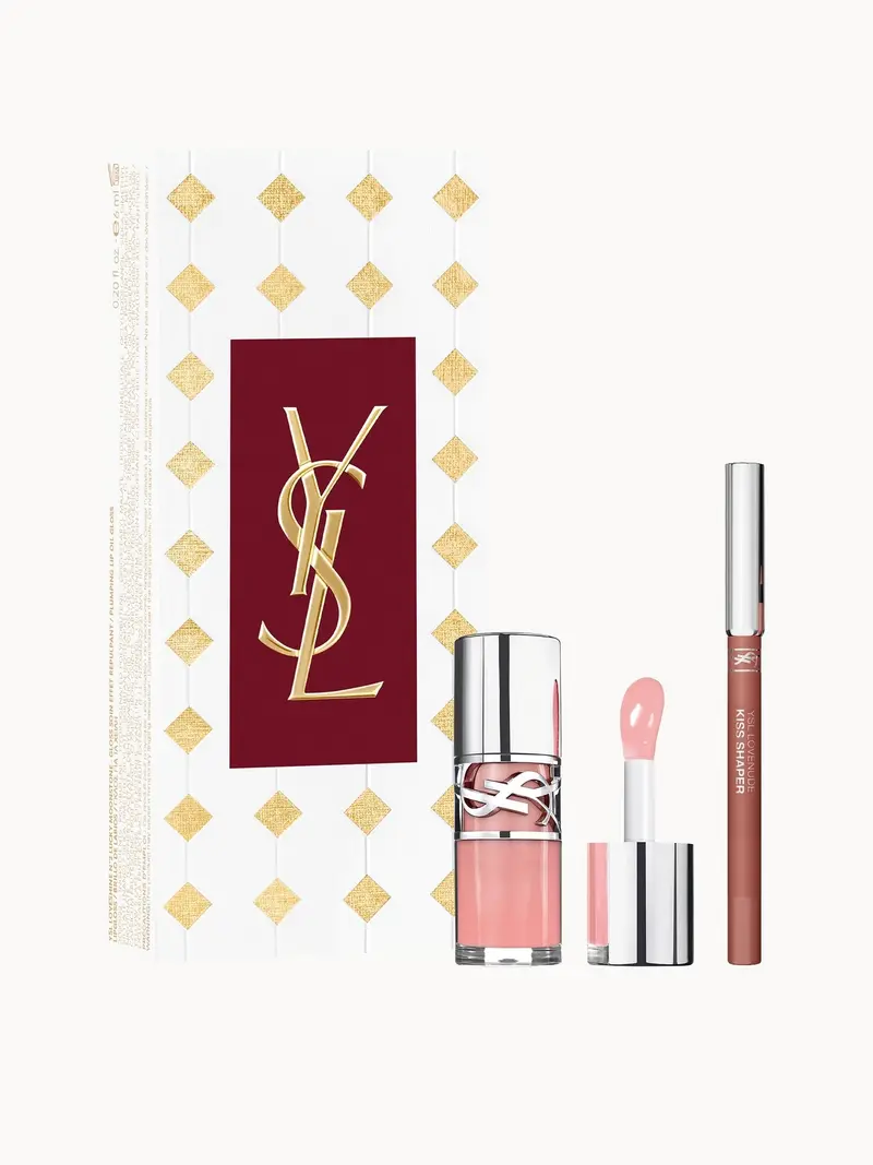 YSL Loveshine Gloss & Lip Liner Gift Set Yves Saint Laurent — embalagem e produto
