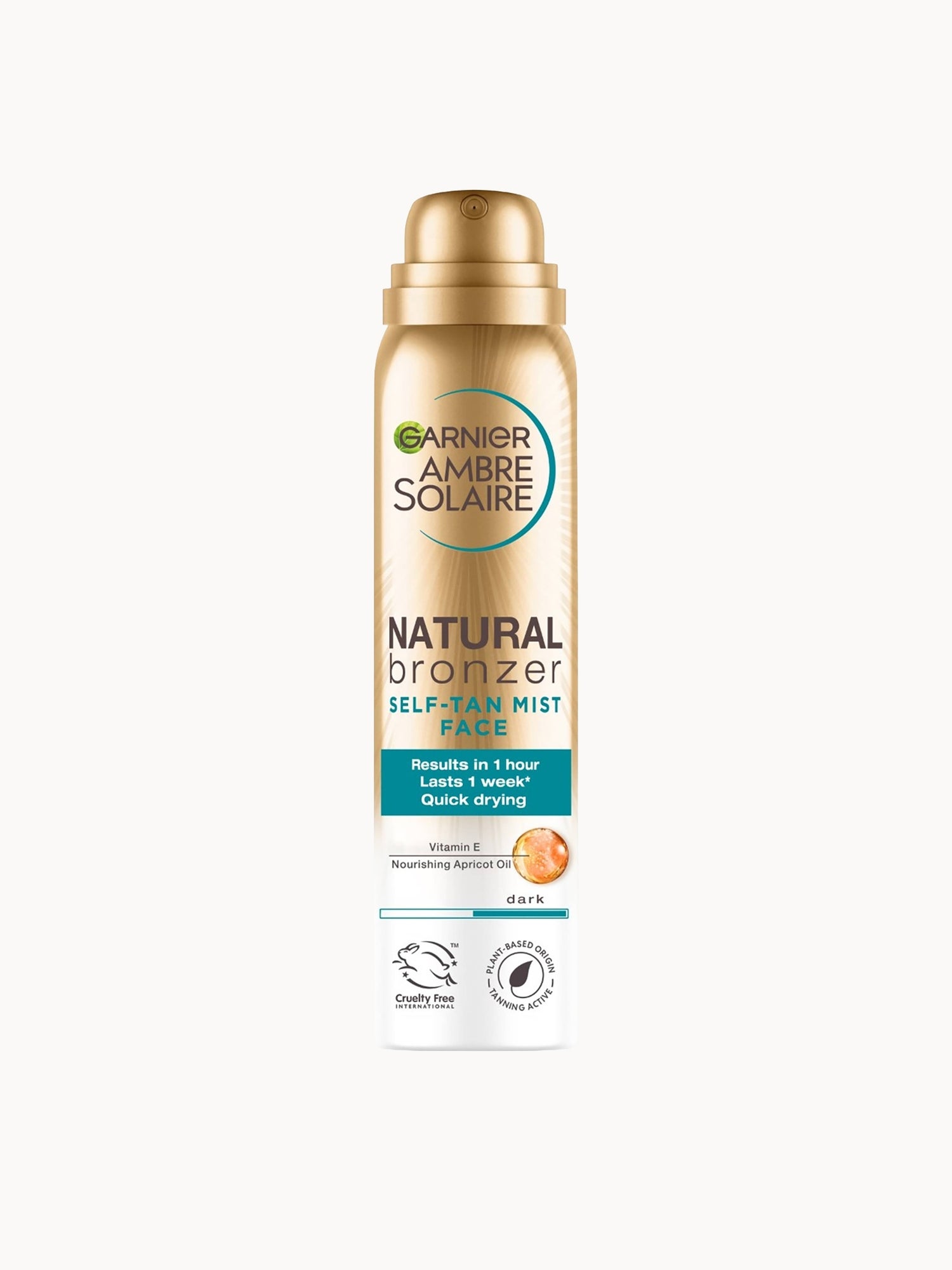 Ambre Solaire Natural Bronzer Quick Drying Dark Self Tan Face Mist 75ml Garnier — detalhe 3