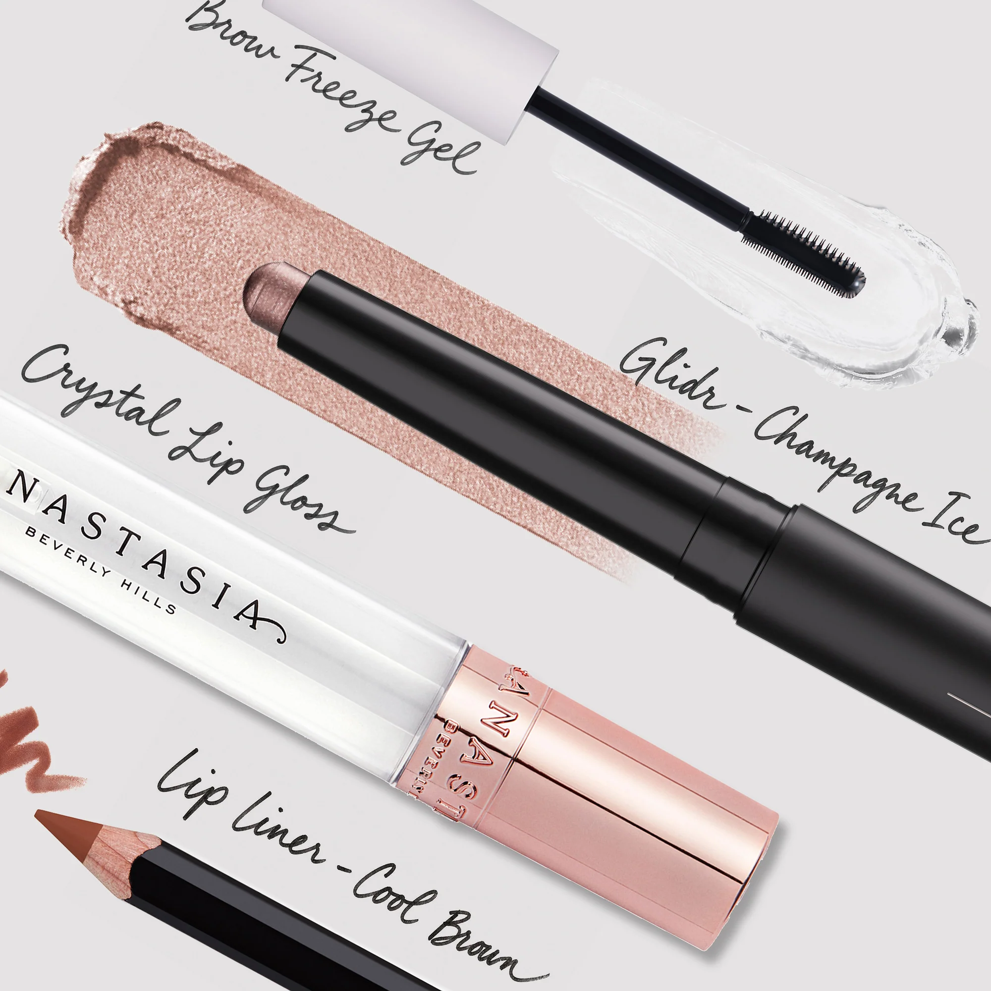 Antonela's Favorites Kit Anastasia Beverly Hills — textura e acabamento