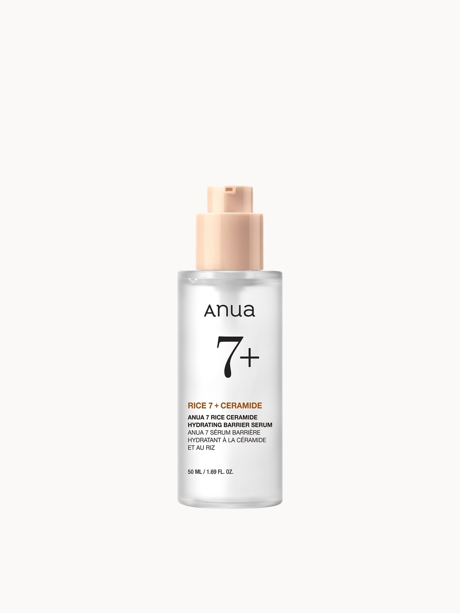 Anua 7 Rice Ceramide Hydrating Barrier Serum 50ml Anua — textura e acabamento