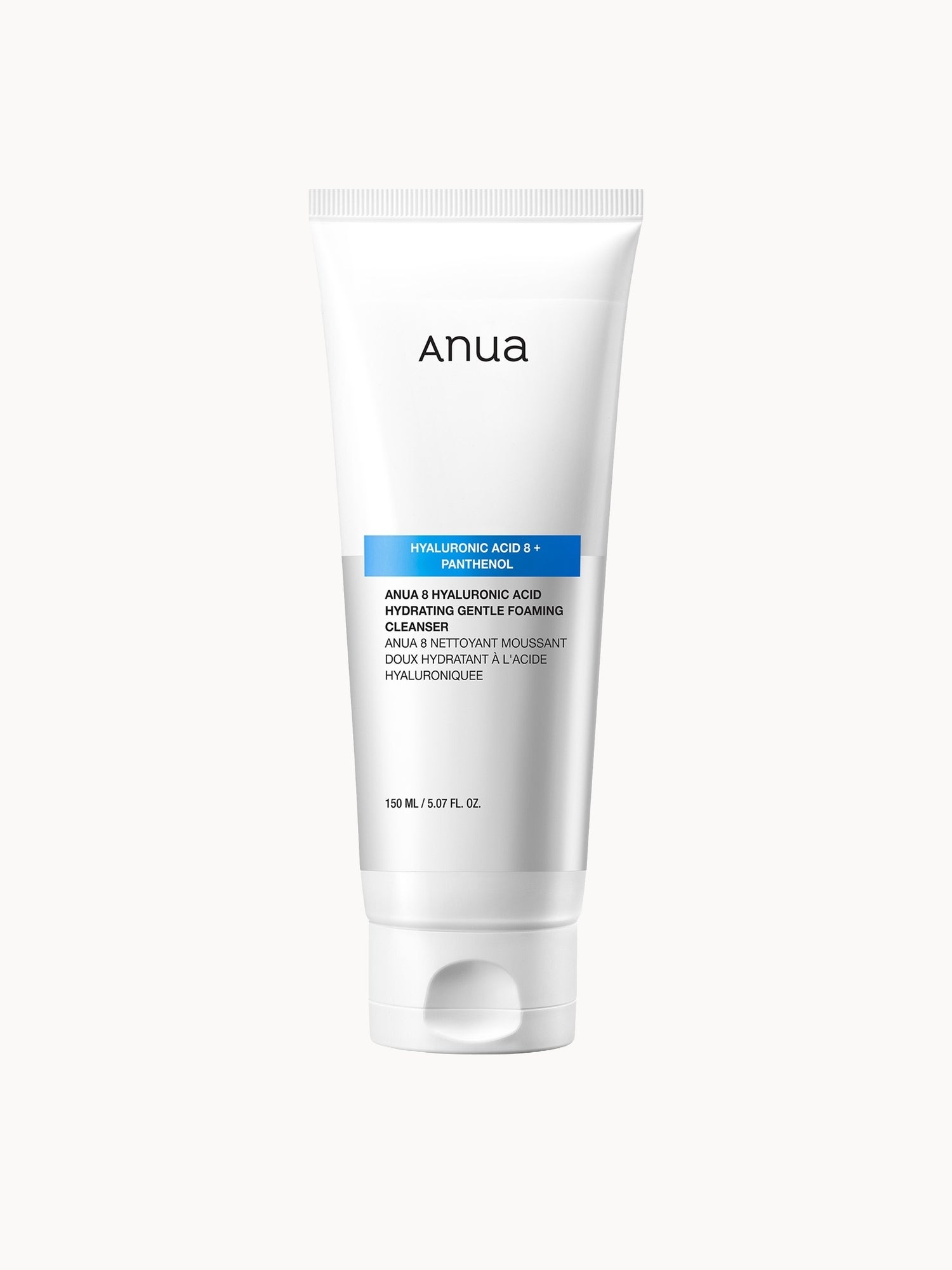 Anua 8 Hyaluronic Acid Hydrating Gentle Foaming Cleanser 150ml Anua — textura e acabamento