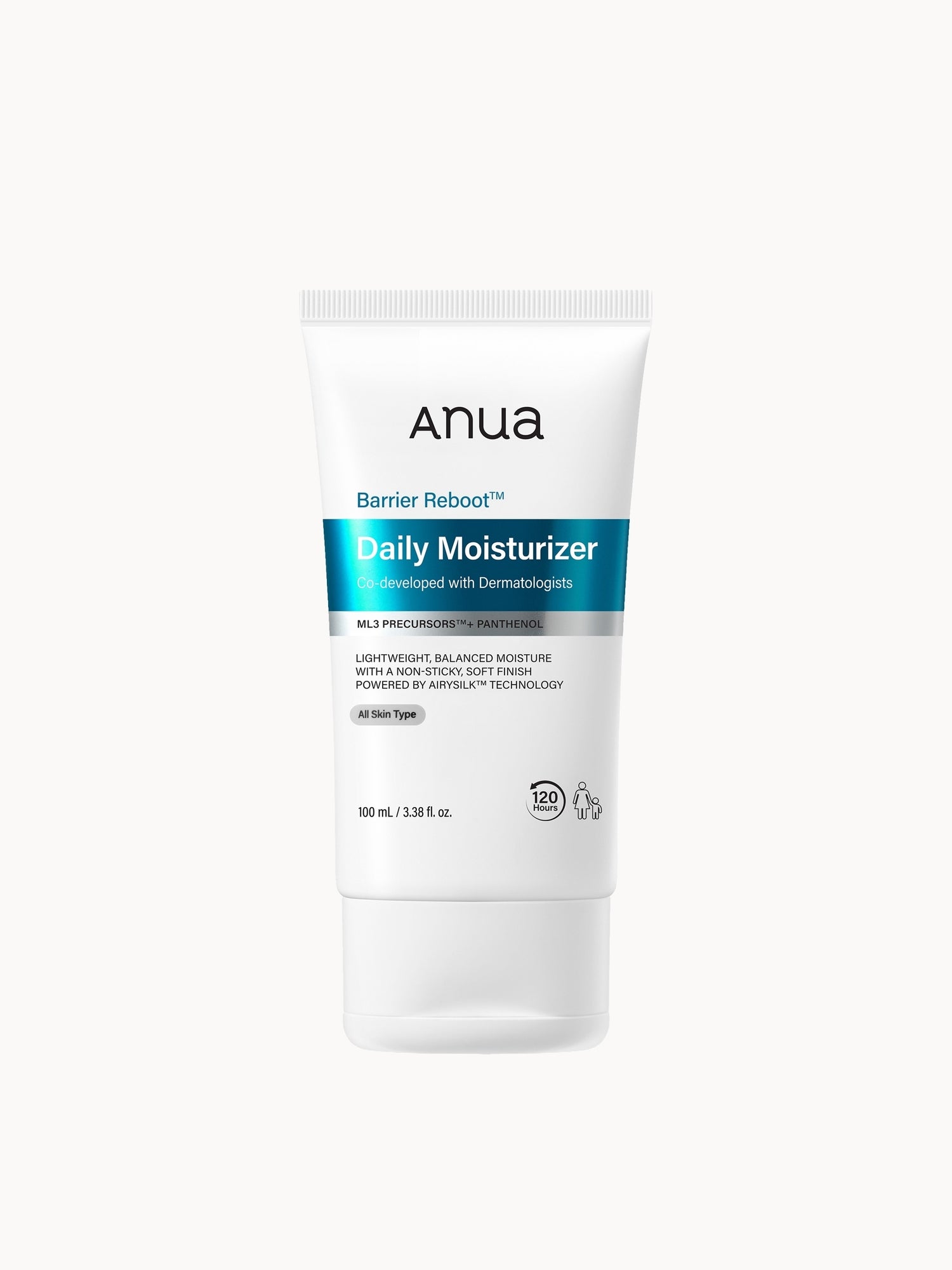Anua Barrier Reboot Daily Moisturiser 100ml Anua — textura e acabamento
