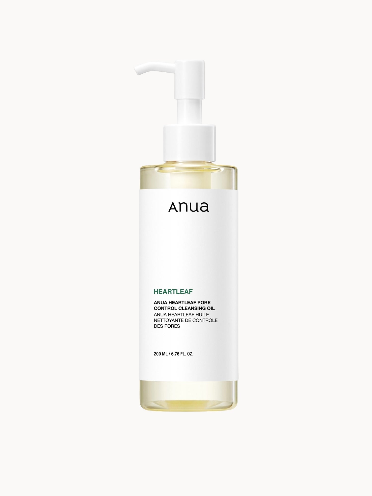 Anua Heartleaf Pore Control Cleansing Oil 200ml Anua — textura e acabamento