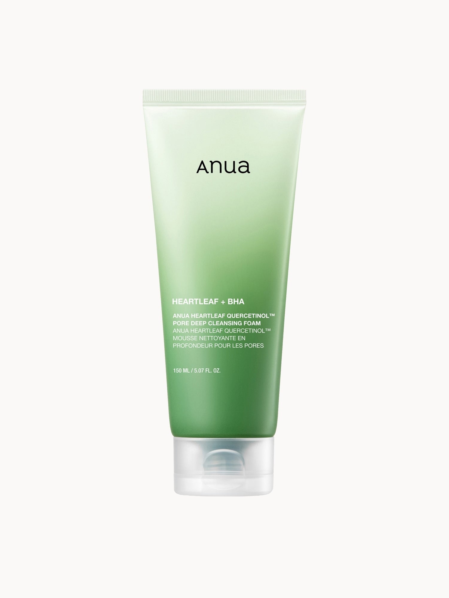 Anua Heartleaf Quercetinol Pore Deep Cleansing Foam 150ml Anua — textura e acabamento