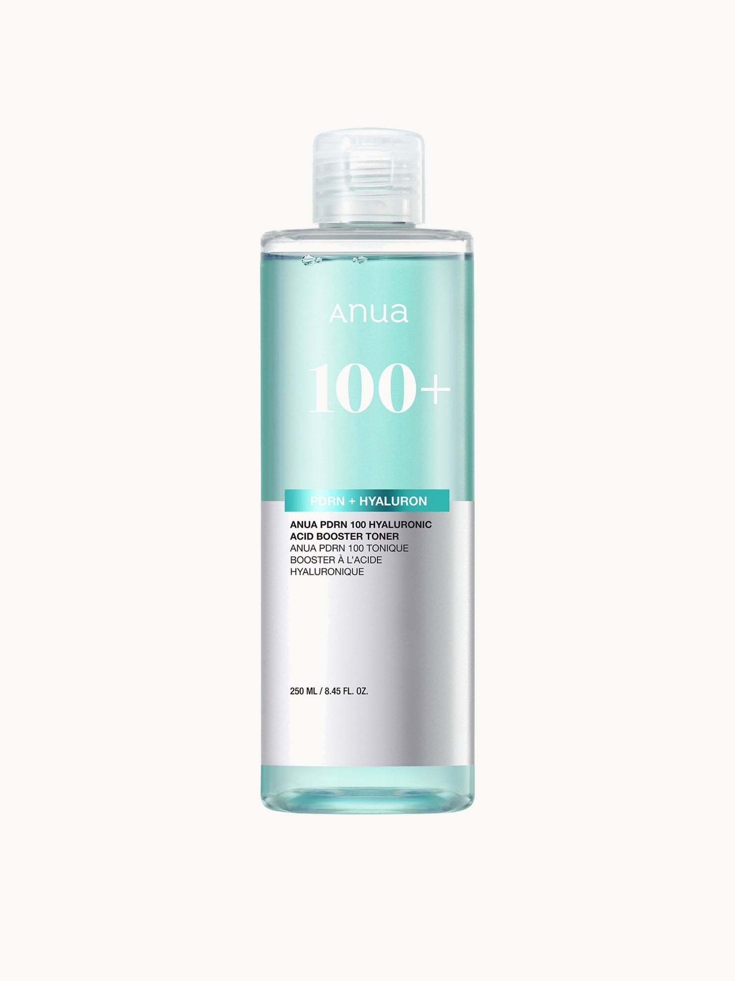 Anua PDRN 100 Hyaluronic Acid Booster Toner 250ml Anua — textura e acabamento