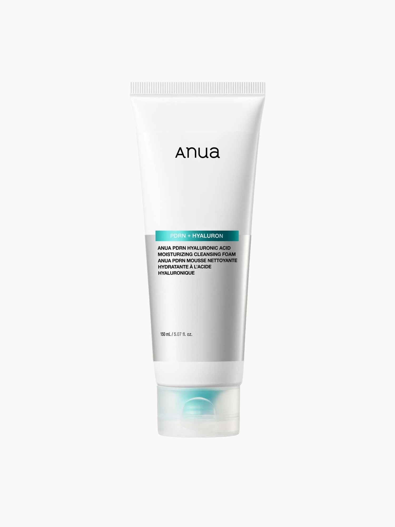 Anua PDRN Hyaluronic Acid Moisturising Cleansing Foam 150ml Anua — textura e acabamento