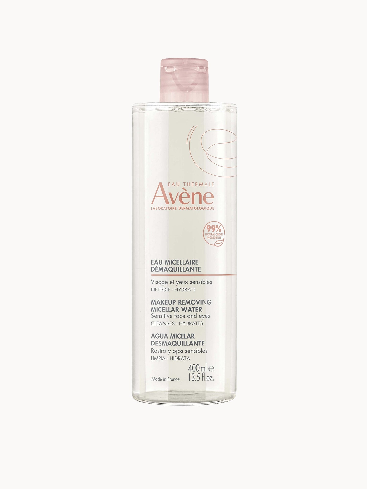 Avène Make-Up Removing Micellar Water 400ml Avène — textura e acabamento