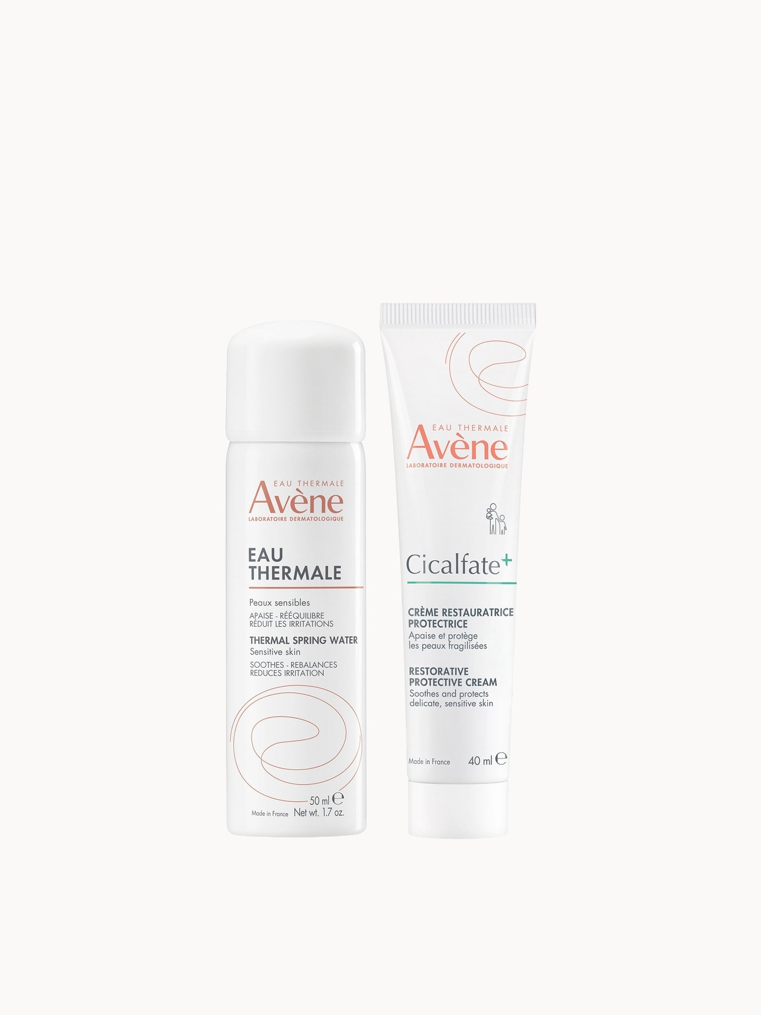 Avène Restoring Duo Bundle Avène — textura e acabamento