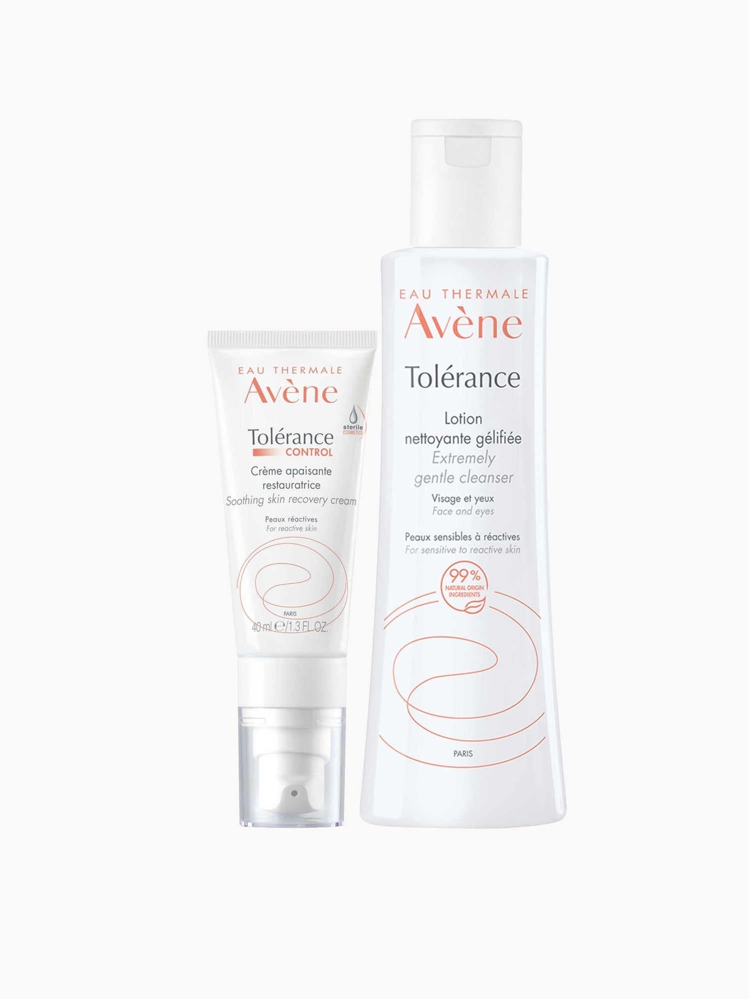 Avène Sensitive Skin Saviours Bundle Avène — textura e acabamento