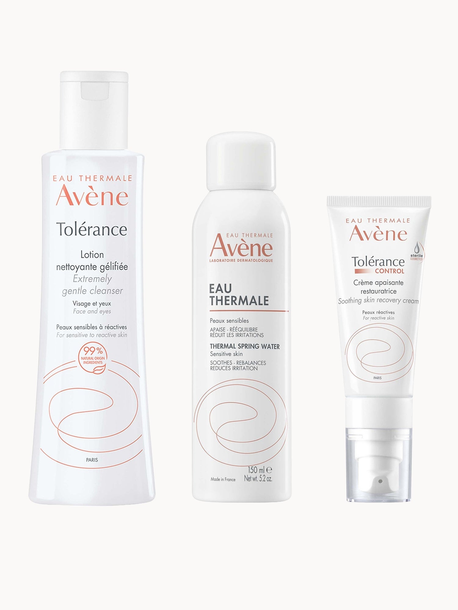 Avène Soothing Skin Bundle Avène — textura e acabamento