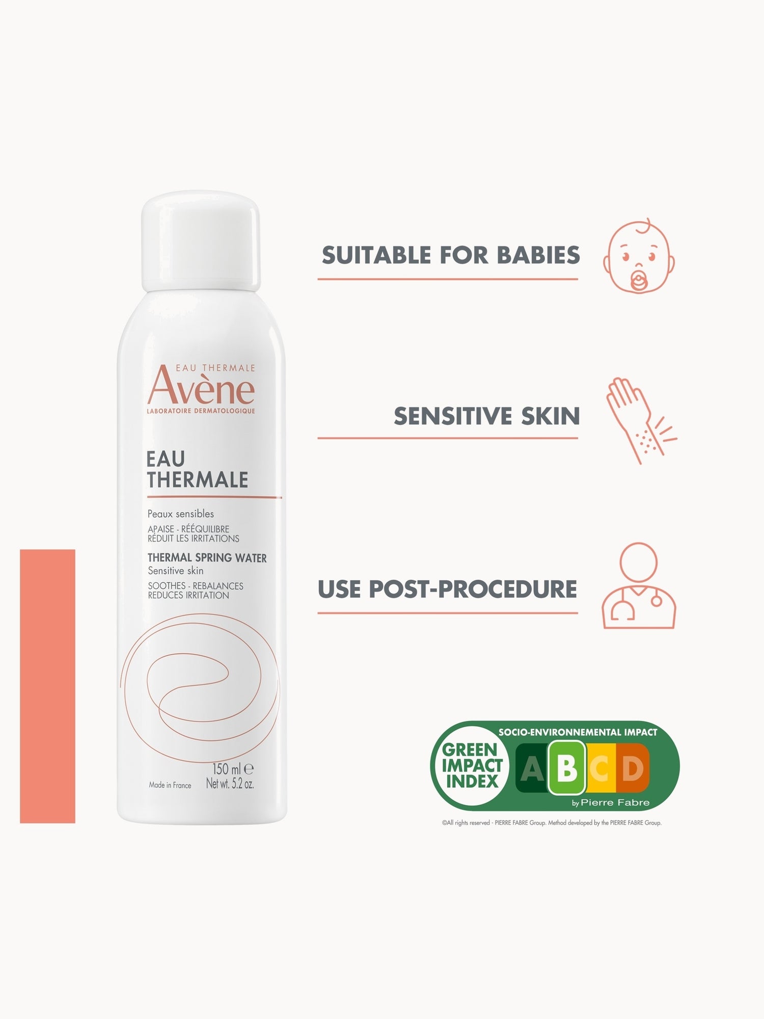 Avène Thermal Spring Water Spray for Sensitive Skin 50ml Avène — detalhe 5