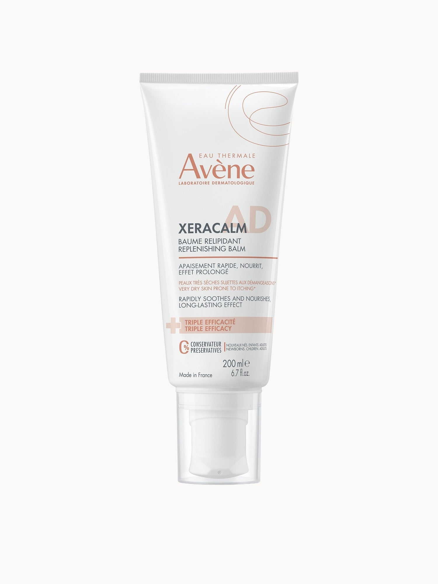 Avène XeraCalm A.D - Replenishing Balm for Dry, Itchy Skin 200ml Avène — textura e acabamento