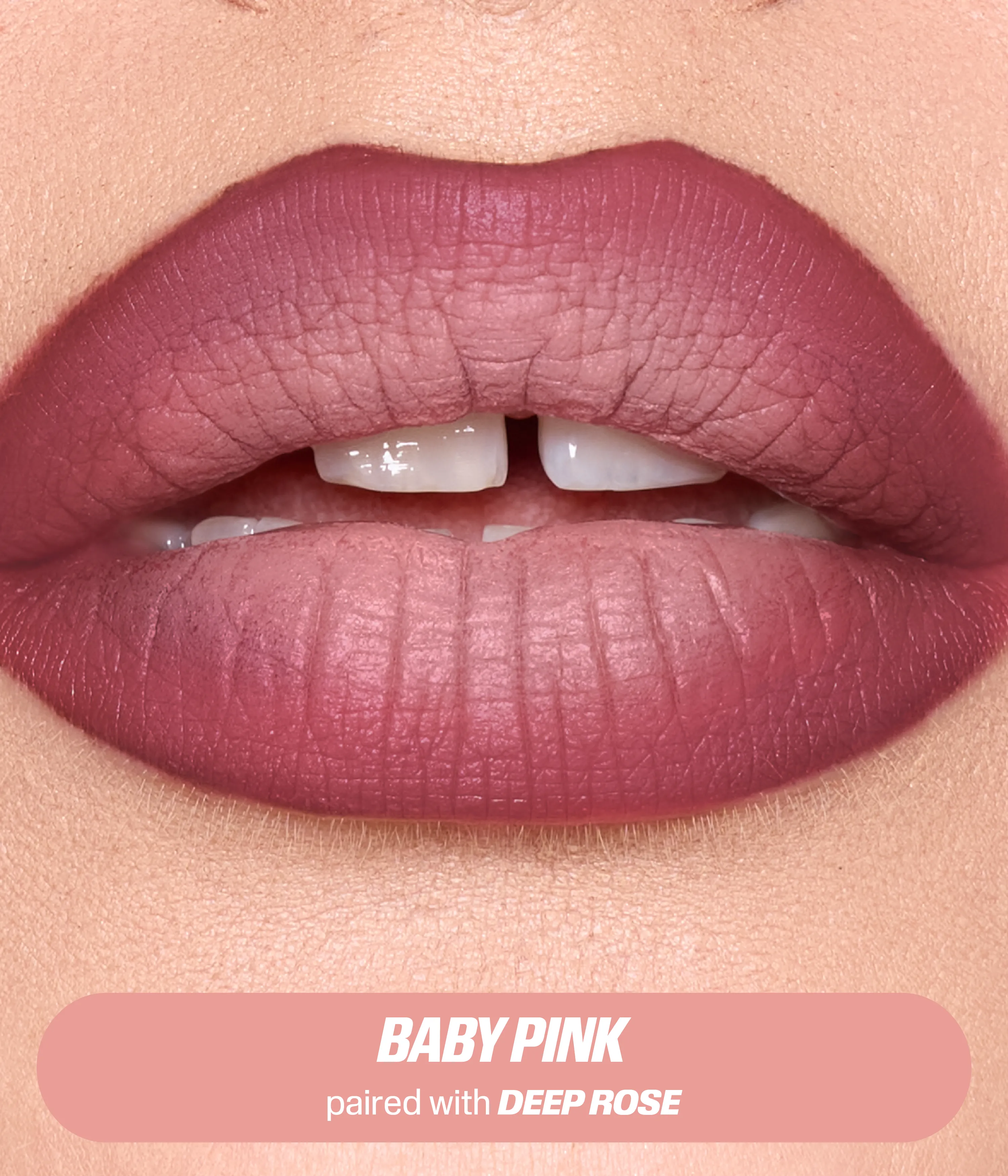Baby Pink Lip Duo Huda Beauty — detalhe 4