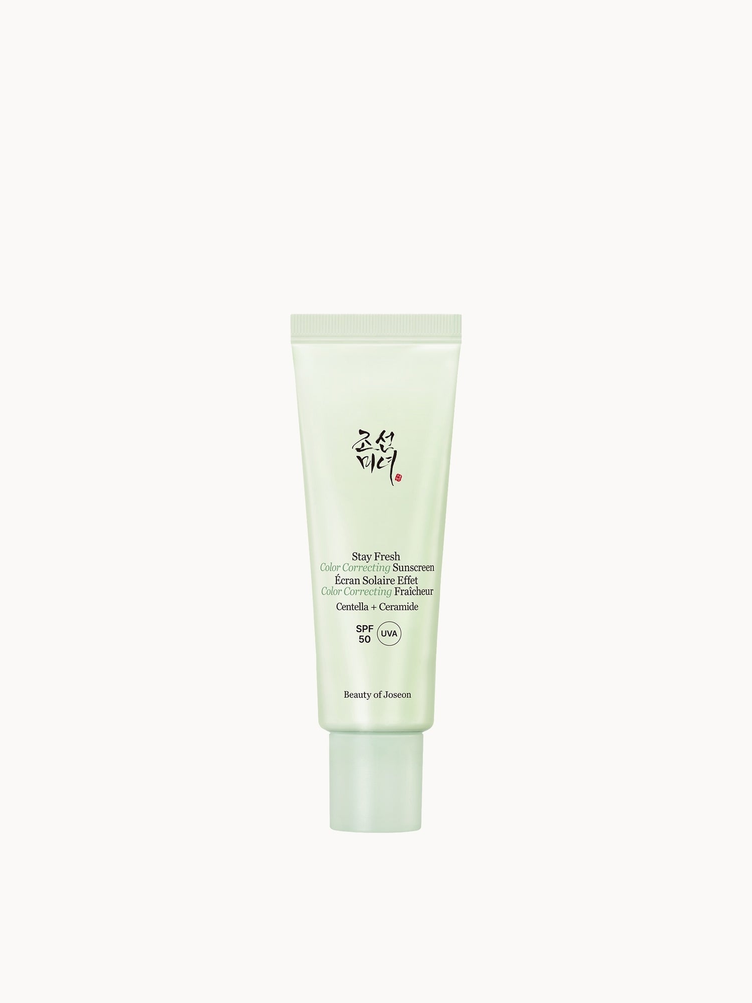 Beauty of Joseon Stay Fresh Color Correcting Sunscreen SPF50 Green 50ml Beauty of Joseon — textura e acabamento