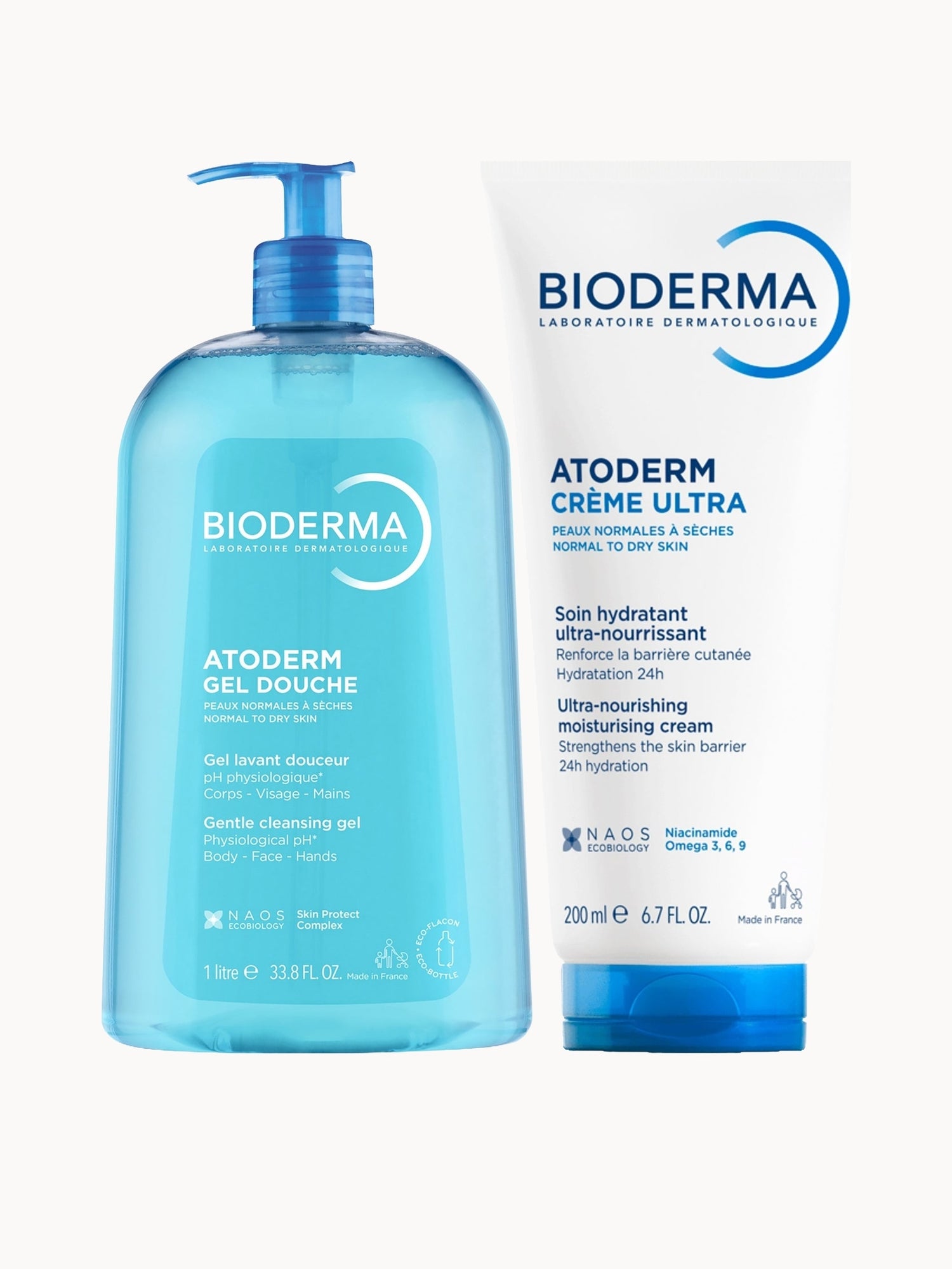 Bioderma Atoderm Routine for Very Dry Skin Family Bundle Bioderma — textura e acabamento