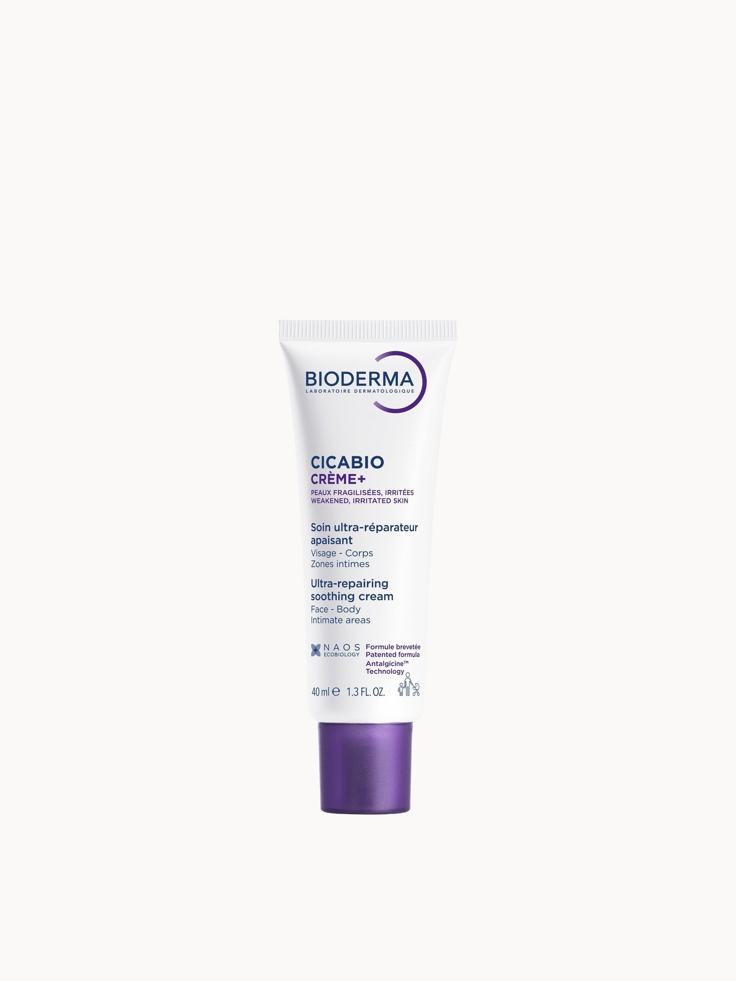 Bioderma Cicabio Creme+ Ultra-Repairing Soothing Healing Cream for Face & Body with Hyaluronic Acid 40ml Bioderma — textura e acabamento