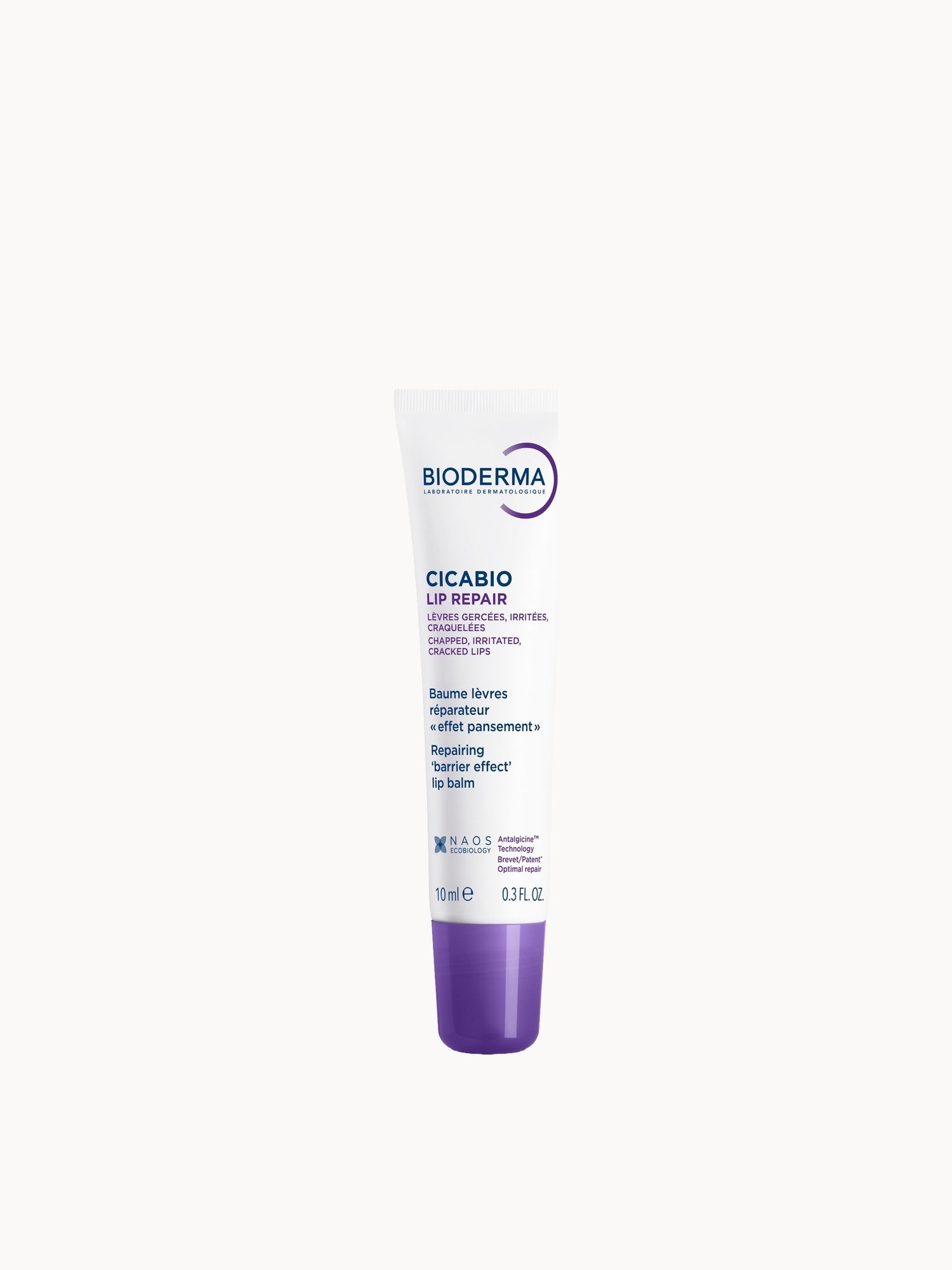 Bioderma Cicabio Nourishing and Protecting Lip Repair Balm for Dry and Chapped Lips 10ml Bioderma — textura e acabamento