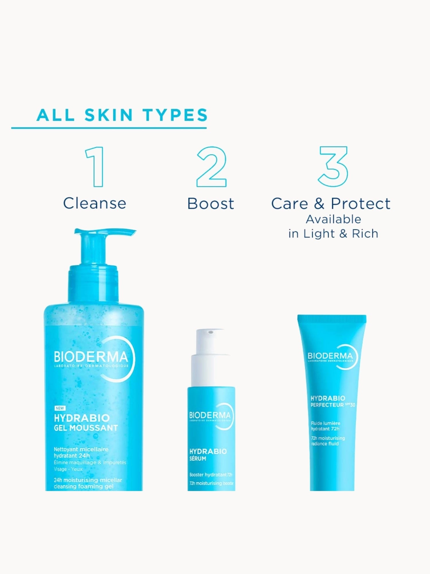 Bioderma Hydrabio Skin Perfecteur SPF30 72h Moisturising Radiance Cream 40ml Bioderma — detalhe 8