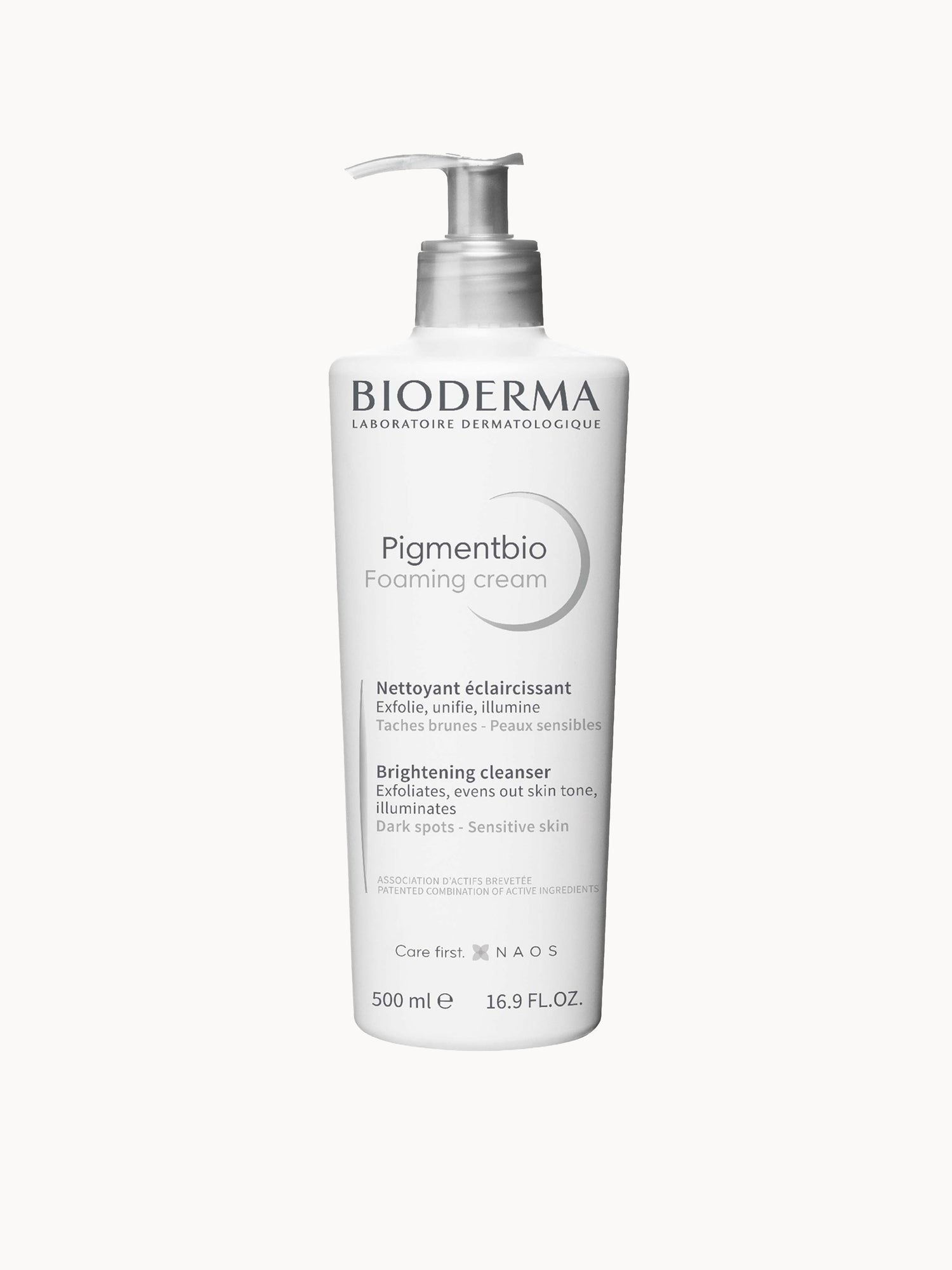 Bioderma Pigmentbio Brightening and Exfoliating Foaming Cream Cleanser for Pigmented Skin Anti-Dark Spots 200ml Bioderma — textura e acabamento