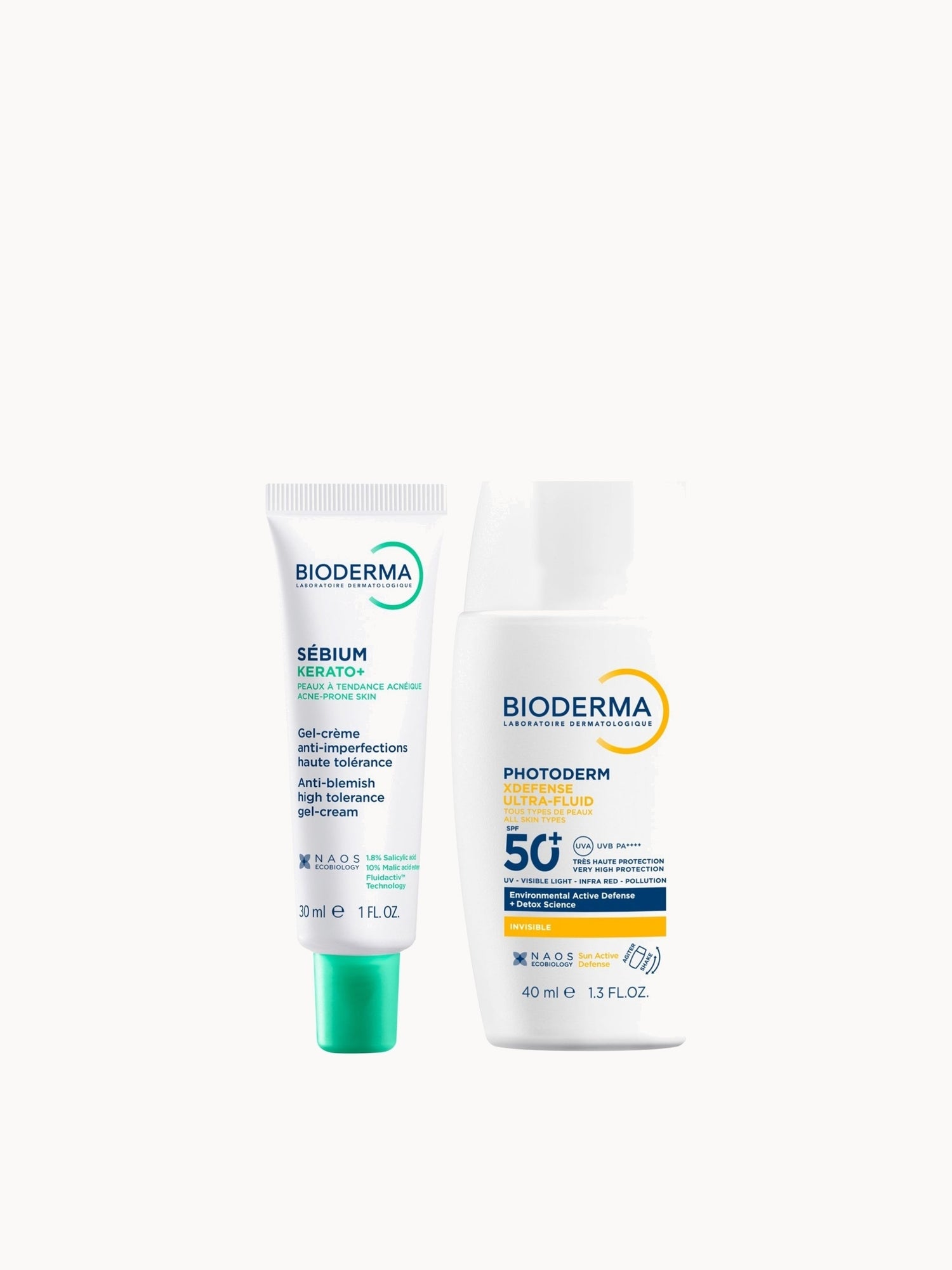 Bioderma Purify & Protect Blemish Control Duo for Acne Prone Skin Bioderma — textura e acabamento