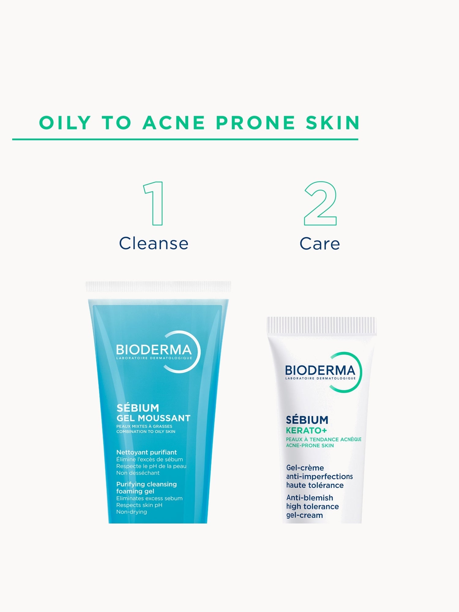 Bioderma Sebium Foaming Gel Cleanser Face Wash for Combination, Oily to Acne-prone skin 400ml Bioderma — detalhe 9
