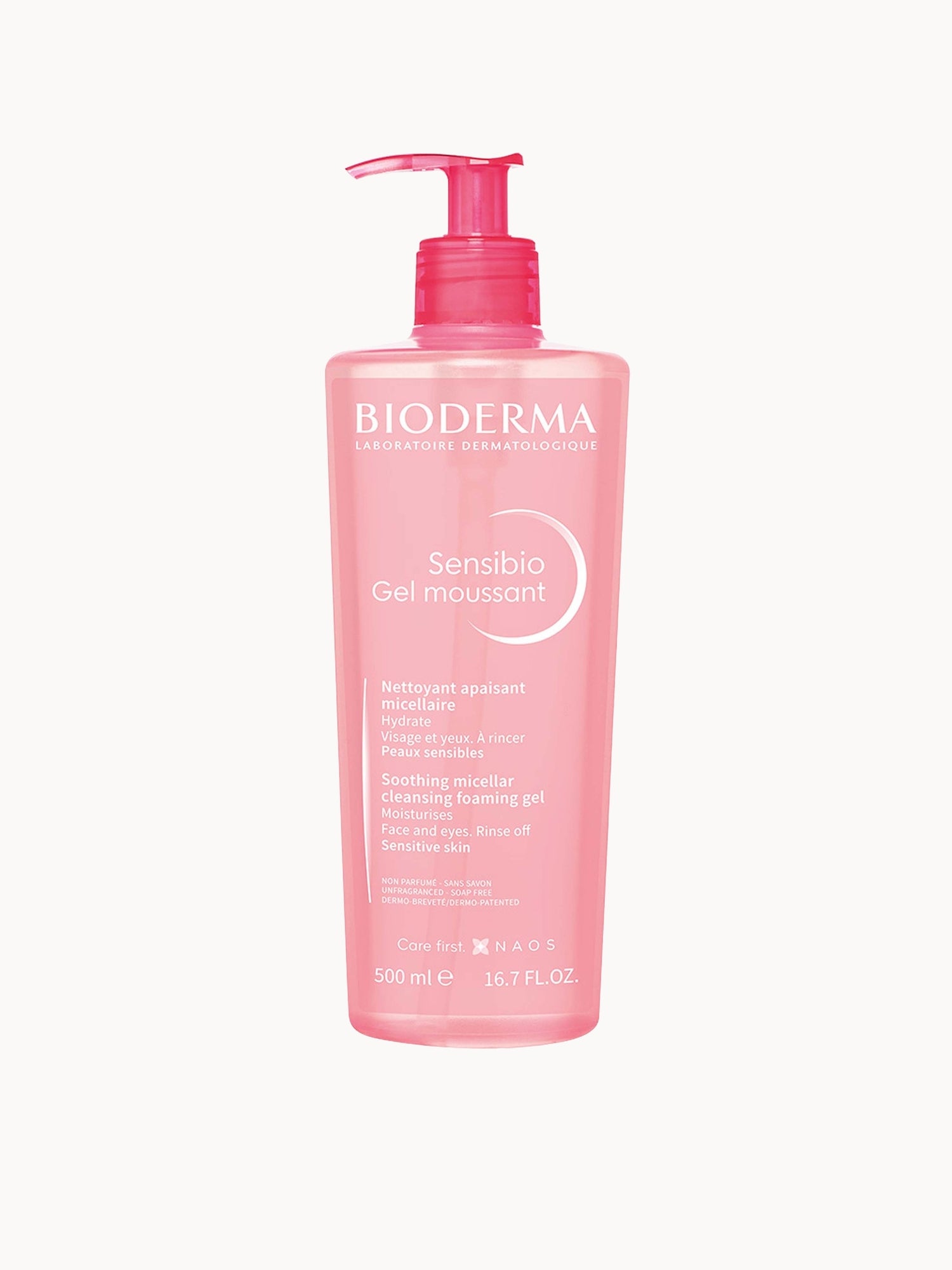Bioderma Sensibio Foaming Gel for Sensitive Skin Prone to Rosacea 500ml Bioderma — textura e acabamento