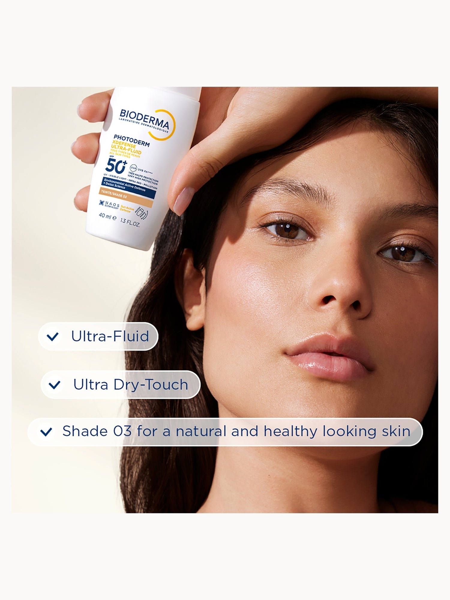 Bioderma XDefense Ultra Fluid SPF50+ Suncare and Urban Protection 40ml (Various Shades) Bioderma — detalhe 5