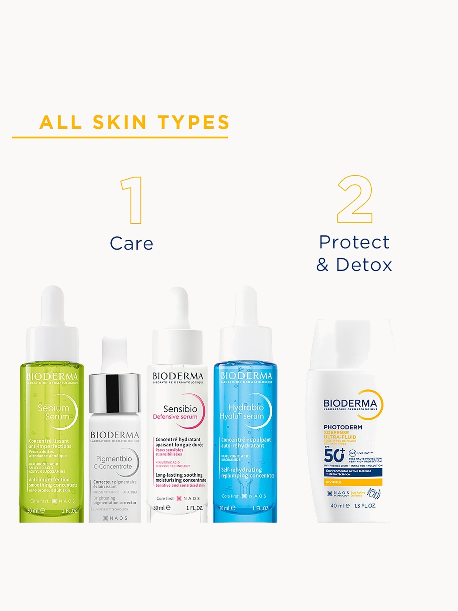 Bioderma XDefense Ultra Fluid SPF50+ Suncare and Urban Protection 40ml (Various Shades) Bioderma — detalhe 9