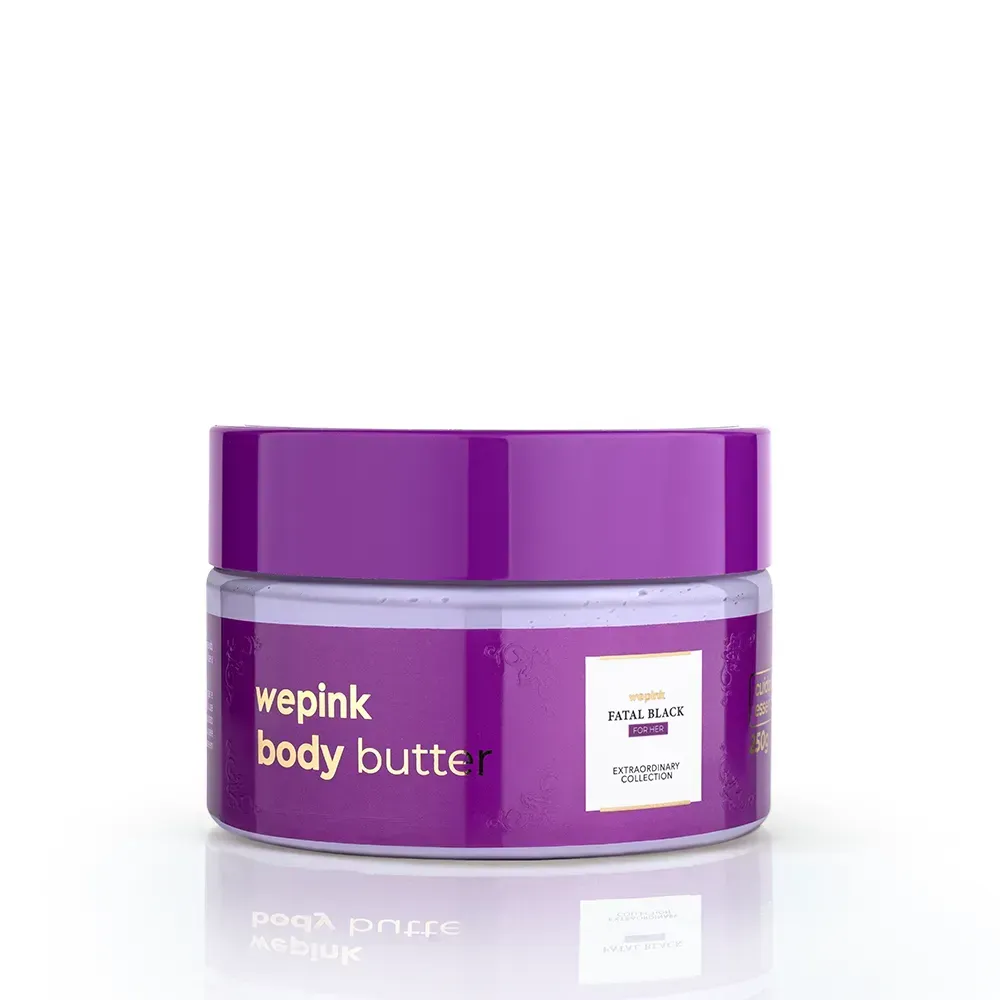 Detalhes de Body Butter Fatal Black For Her Manteiga Corporal 250g Wepink para entrega em Luanda, Angola - Seth
