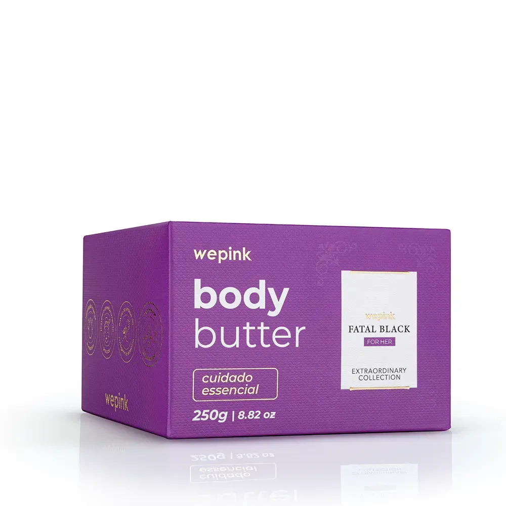 Comprar Body Butter Fatal Black For Her Manteiga Corporal 250g Wepink em Luanda, Angola - Loja Oficial Seth