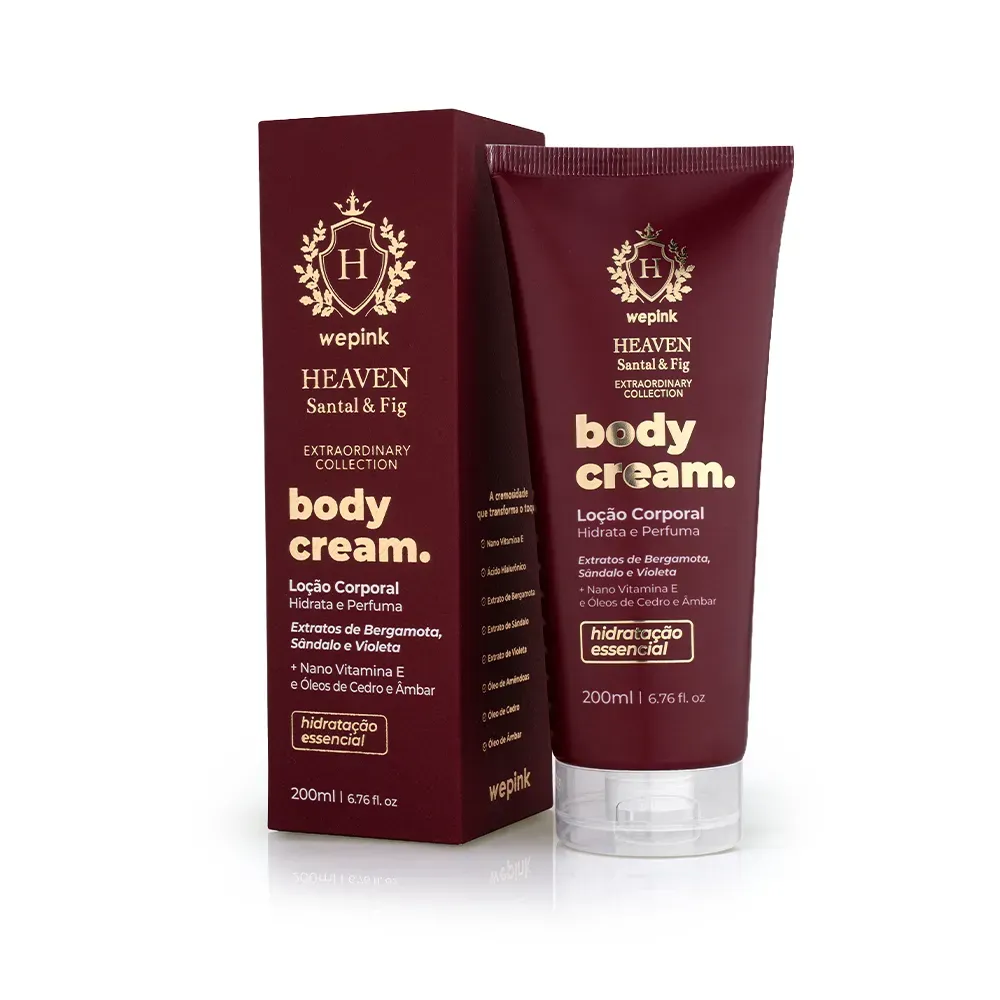 Body Cream Heaven Santal & Fig Desodorante Hidratante 200ml - Wepink