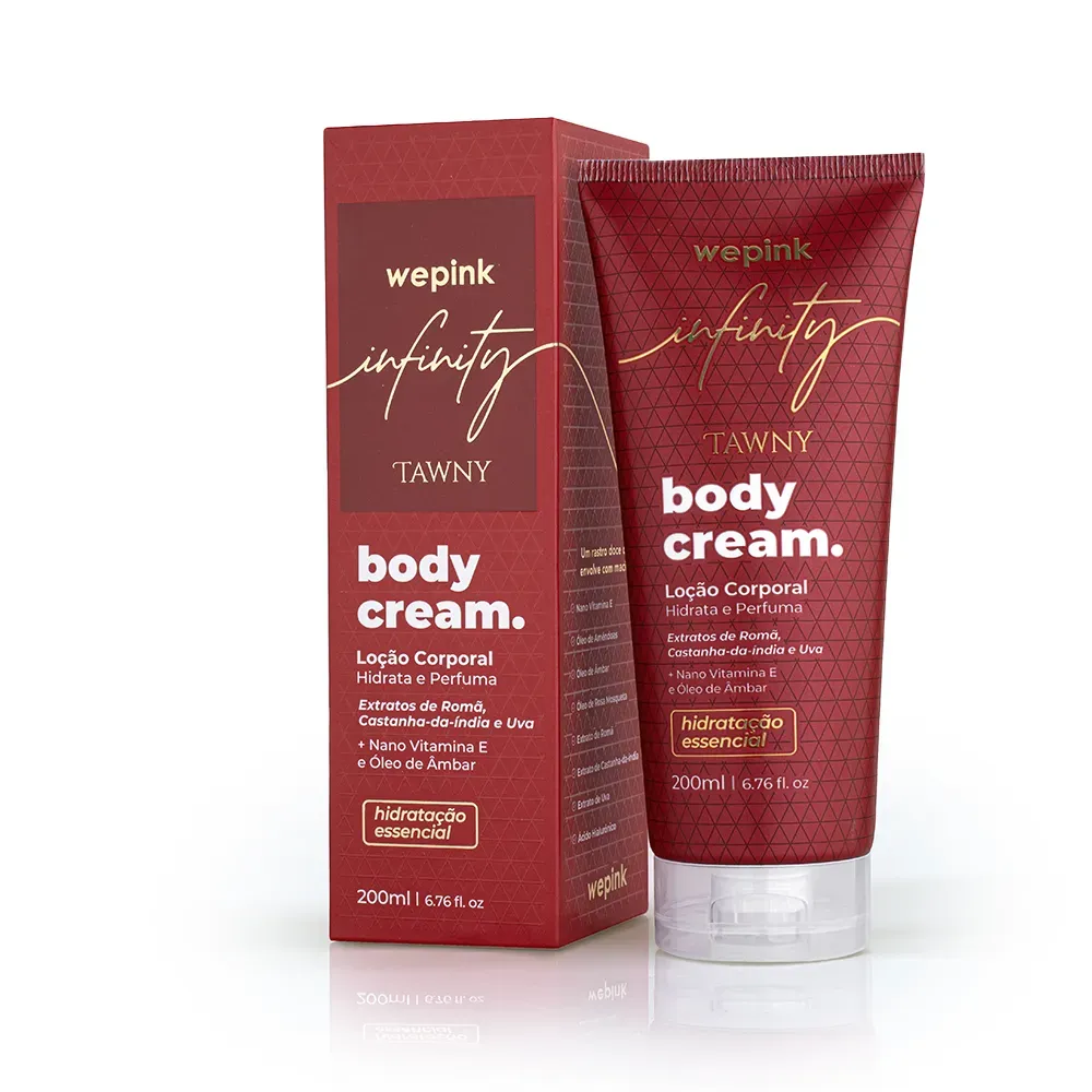 Body Cream Infinity Tawny Desodorante Hidratante 200ml Wepink da Virginia Fonseca original em Luanda, Angola - Cosméticos e Perfumaria