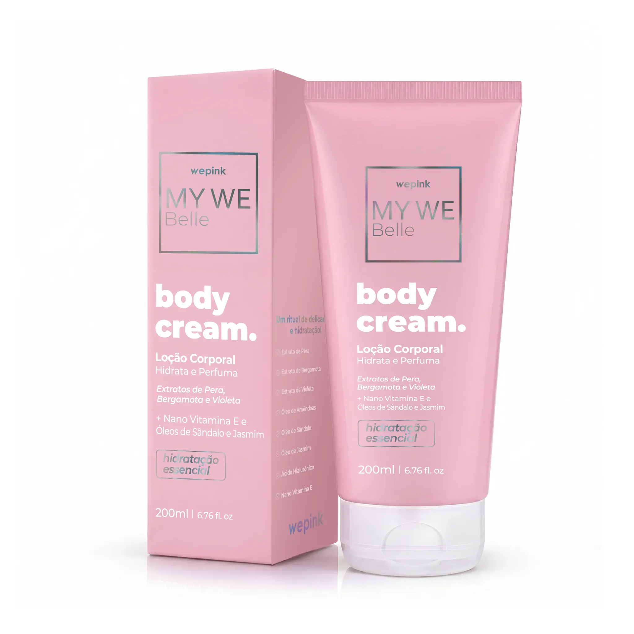 Body Cream My We Belle Desodorante Hidratante 200ml - Wepink