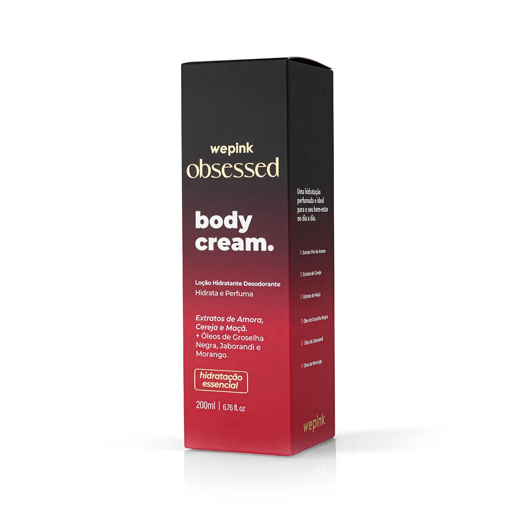 Comprar Body Cream Obsessed Desodorante Hidratante 200ml Wepink em Luanda, Angola - Loja Oficial Seth