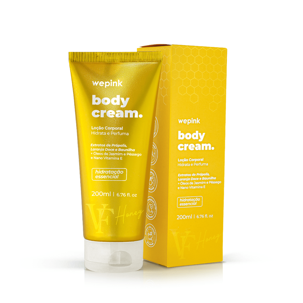 Body Cream VF Honey Desodorante Hidratante 200ml - Wepink